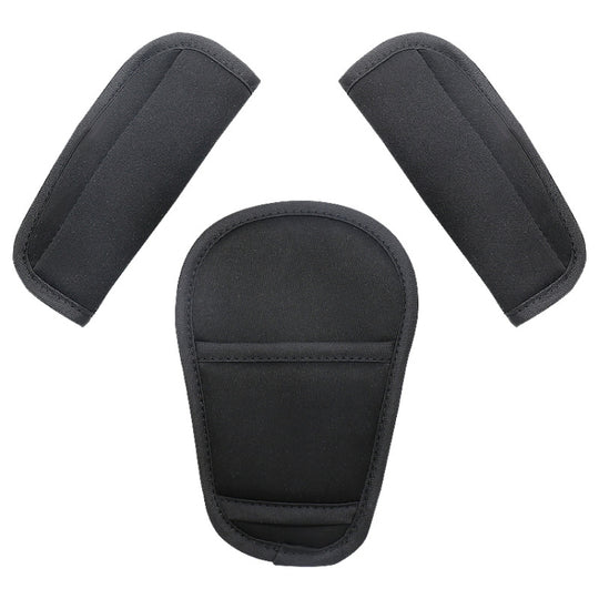 Car Child Safty Seat Belt Protective Cover, Size: 18x12cm(Black)