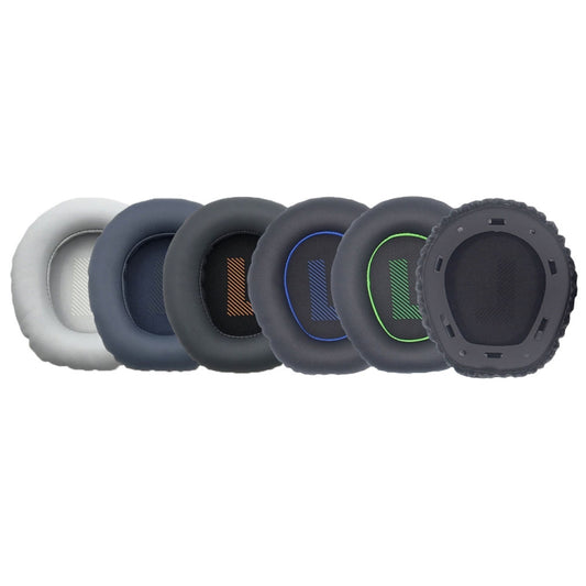 1pair For JBL Quantum Q100 Headphone Leather Sponge Cover Gaming Headset Earmuffs(Gray White) by buy2fix