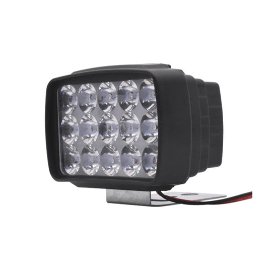 15W Electric Motorcycle External Strong LED Headlight, Specifications: With Screws + Pipe Clamps