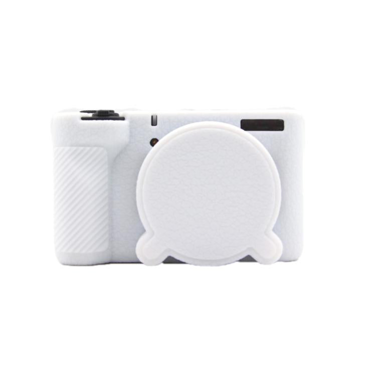 For Canon PowerShot V1 Camera Protective Silicone Case(White) - Protective Case by buy2fix | Online Shopping UK | buy2fix