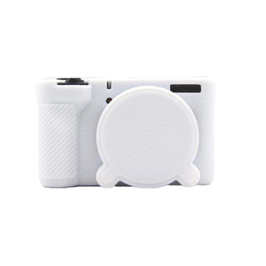 For Canon PowerShot V1 Camera Protective Silicone Case(White) - Protective Case by buy2fix | Online Shopping UK | buy2fix