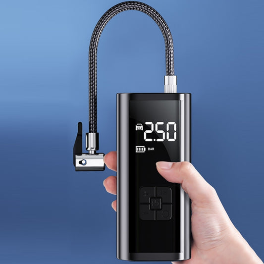Electric Vehicle Lighting Tire Air Pump Tire Pressure Detection(Wired Model) by buy2fix
