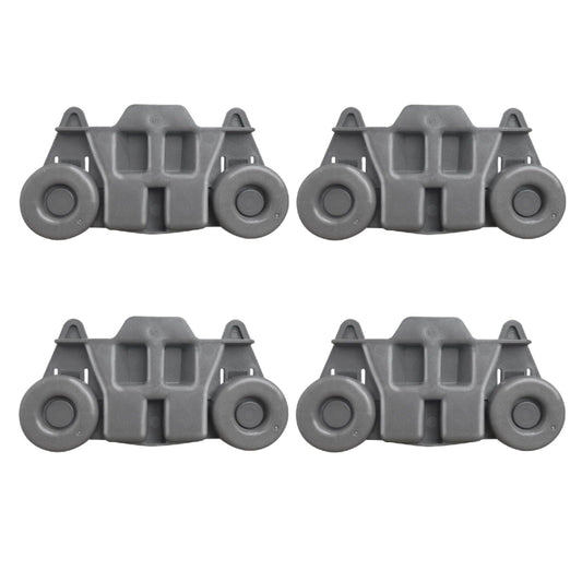 4pcs /Pack W10195416 Lower Dishwasher Wheel Part For Maytag / KitchenAid / Whirlpool / Kenmore Dish Rack(Gray) - Dish Washers & Accessories by buy2fix | Online Shopping UK | buy2fix