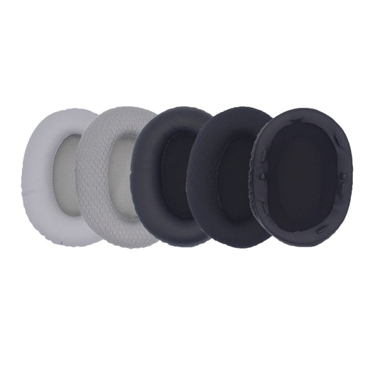 1pair For Razer Opus X Headphone Replacement Sponge Cover Ear Pad Accessories(Gray Leather) by buy2fix