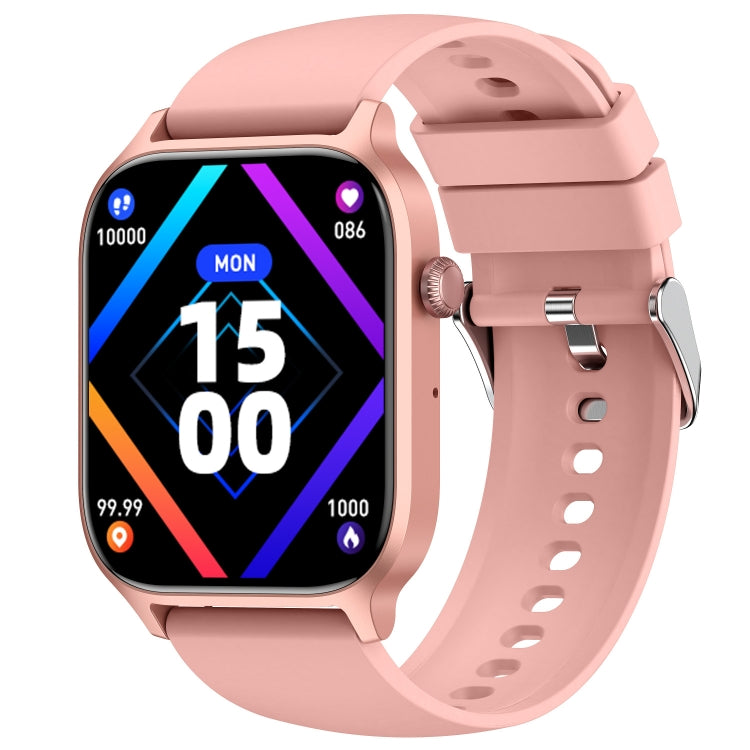 Bluetooth Talk HD Large Screen Heart Rate Oxygen Monitoring Multi-Sport Mode Smart Watch(Pink) by buy2fix