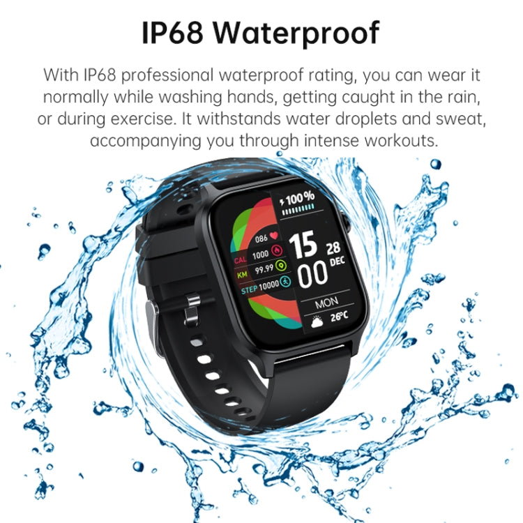 Bluetooth Talk HD Large Screen Heart Rate Oxygen Monitoring Multi-Sport Mode Smart Watch(Pink) by buy2fix