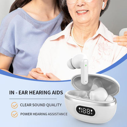 64-Channel Bluetooth Hearing Aid With Digital Charging Compartment(Black) - Hearing Aids by buy2fix | Online Shopping UK | buy2fix