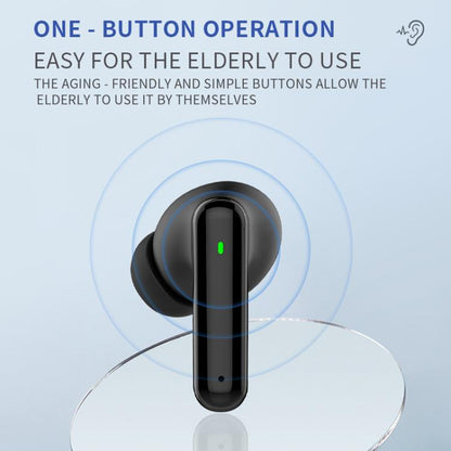 64-Channel Bluetooth Hearing Aid With Digital Charging Compartment(Skin Color) - Hearing Aids by buy2fix | Online Shopping UK | buy2fix