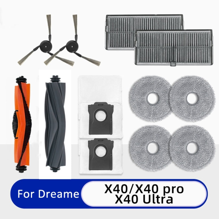 For Dreame X40 Pro / X40 Ultra Robot Vacuum Replacement, Spec: Bristle Brush - For Xiaomi Accessories by buy2fix | Online Shopping UK | buy2fix