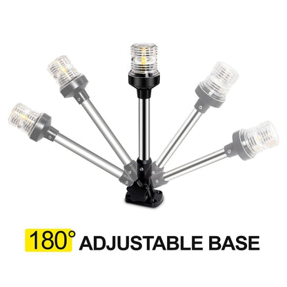 LED Adjustable Yacht Anchor Light All-around Taillight, Specifications: 6 inch by buy2fix