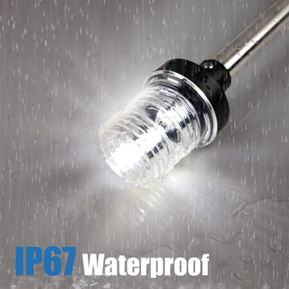 LED Adjustable Yacht Anchor Light All-around Taillight, Specifications: 6 inch by buy2fix