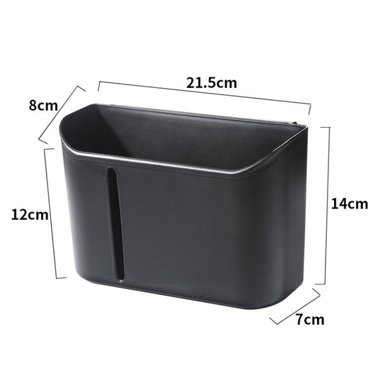 Multifunctional Car Seat Back Storage Box Rear Seat Tissue and Beverage Rack(Black) by buy2fix