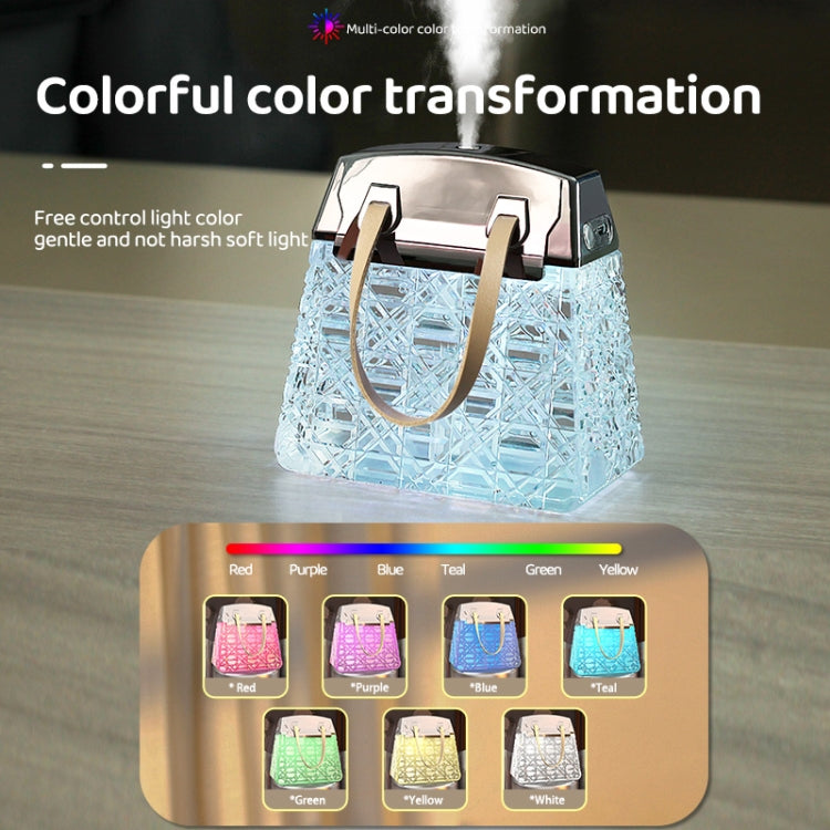 Desktop Small Crystal Bag Humidifier Aroma Ambient Lighting, Color: Blue Plug-in - Air Purifiers & Accessories by buy2fix | Online Shopping UK | buy2fix