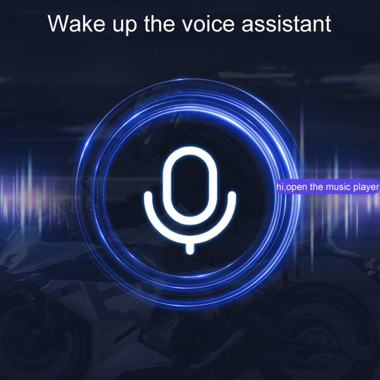 KUQIBAO K21S Motorcycle Riding Helmet Dual Intercom Bluetooth Headset With Lights(Soft Microphone) by KUQIBAO