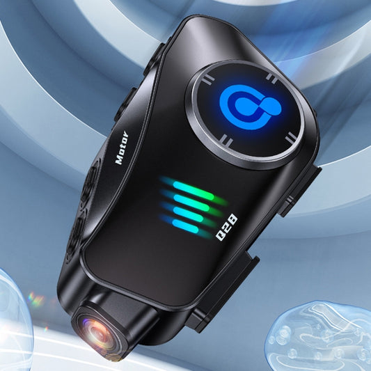 KUQIBAO Q28 Motorcycle Riding Helmet Bluetooth-compatible Headset Recorder(Soft Microphone) by KUQIBAO