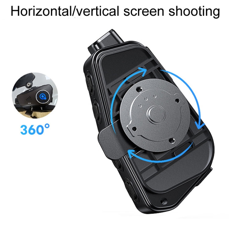 KUQIBAO Q28 Motorcycle Riding Helmet Bluetooth-compatible Headset Recorder(2 In 1 Microphone) by KUQIBAO