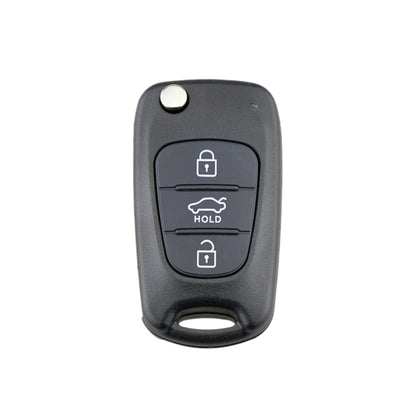 For Hyundai / Kia 3-Button Folding Car Key Shell(Sedan Hold Key) - Car Key Cases by buy2fix | Online Shopping UK | buy2fix