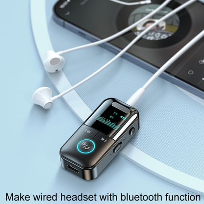 GT69 Digital Display Bluetooth Receiver Transmitter Amplifier Audio Adapter - Audio Receiver Transmitter by buy2fix | Online Shopping UK | buy2fix