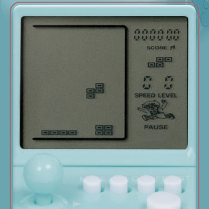 Child Portable Arcade Game Machine Keychain Pendant Mini Building Block Game Toy Gift(Pink) - Pocket Console by buy2fix | Online Shopping UK | buy2fix