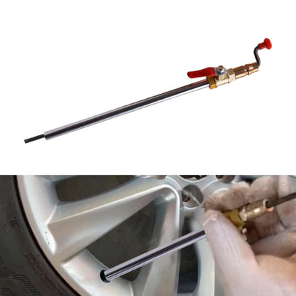 Car Tire Hand-crank Fast Inflation Rod Universal Air Filling Rod With Meter - Inflatable Pump by buy2fix | Online Shopping UK | buy2fix