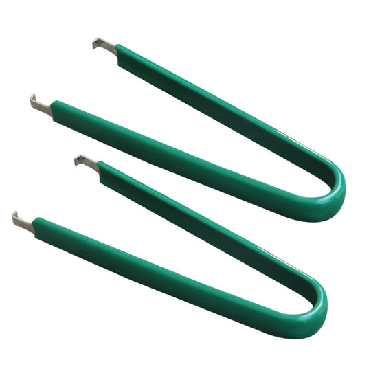 2pcs /Pack Automotive Plug-in Extraction Tweezers Automotive Repair Tool Pliers(Green)
