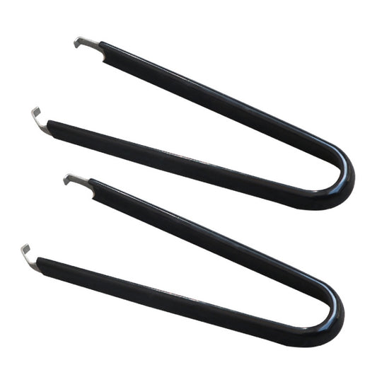 2pcs /Pack Automotive Plug-in Extraction Tweezers Automotive Repair Tool Pliers(Black)