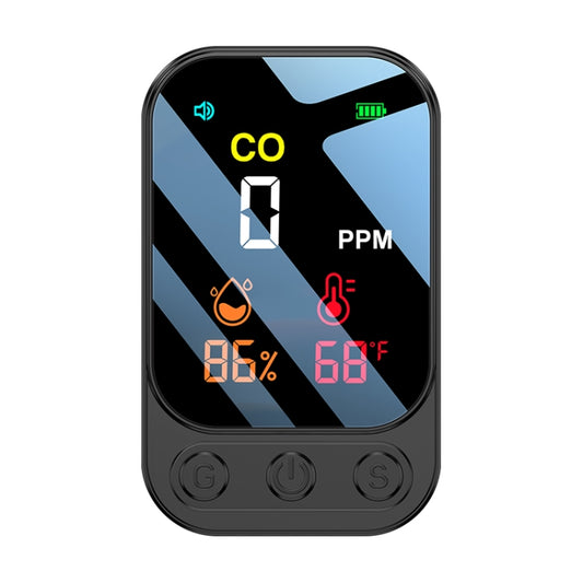3 In 1 Multifunctional Portable Carbon Monoxide Detector(Black) by buy2fix