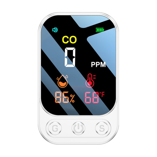 3 In 1 Multifunctional Portable Carbon Monoxide Detector(White) by buy2fix