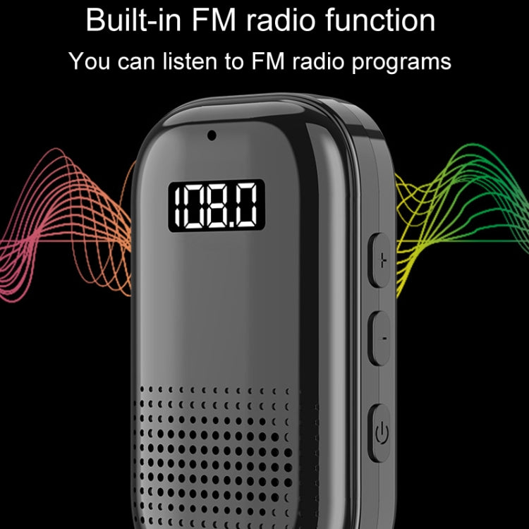 Multifunctional Clip-On Bluetooth Audio Receiver Plug In FM Radio - Audio Receiver Transmitter by buy2fix | Online Shopping UK | buy2fix