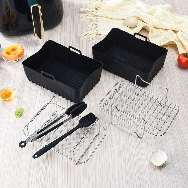 10pcs /Set Air Fryer Baking Accessories Set Kitchen Oven Accessories - Kitchen Machine Accessories & Parts by buy2fix | Online Shopping UK | buy2fix