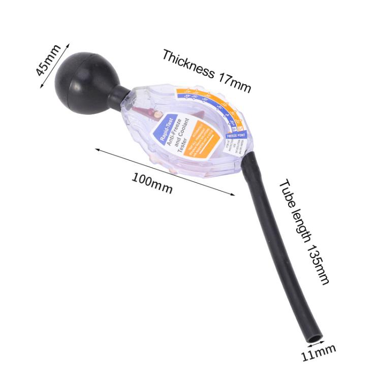 Automobile Suction Type Battery Electrolyte Hydrometer(Black) by buy2fix