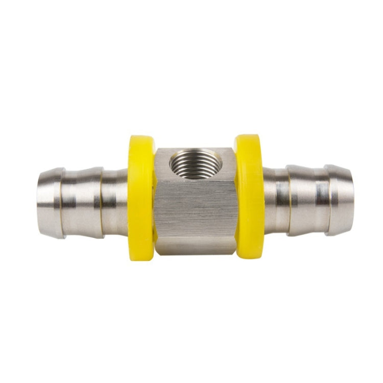 1/2 inch Fuel Pipe Fuel Pressure NPT Sensor T-type Barbed Connector by buy2fix