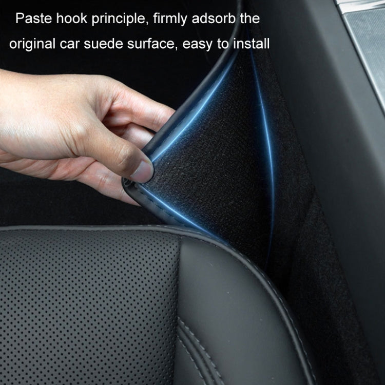 For Tesla Center Console Side Anti-kick Protective Pad, Style: MY Universal Driver Passenger Outer Side Leather by buy2fix