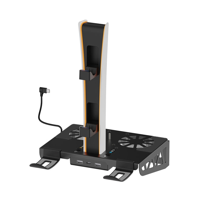 For PS5 Slim / PS5 iplay HBP-545 Wall Mount Charging Bracket(Black) - Holder by iplay | Online Shopping UK | buy2fix