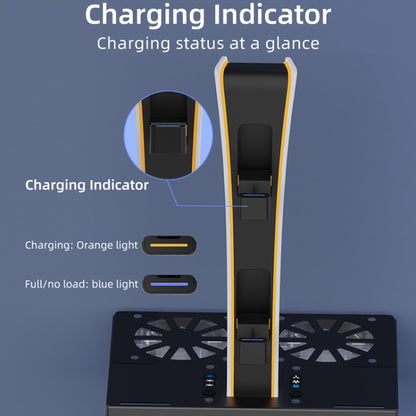 For PS5 Slim / PS5 iplay HBP-545 Wall Mount Charging Bracket(Black) - Holder by iplay | Online Shopping UK | buy2fix