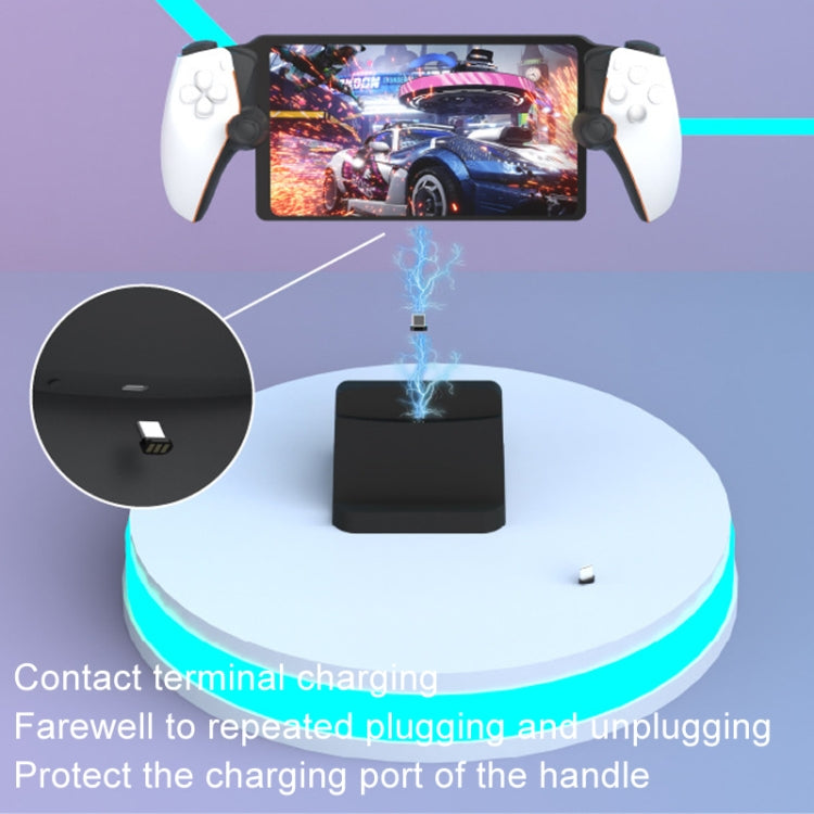 For PlayStation Portal iplay HBP-547 Palm Contact Terminal Portable Charging Stand(White) - Charger & Power by iplay | Online Shopping UK | buy2fix