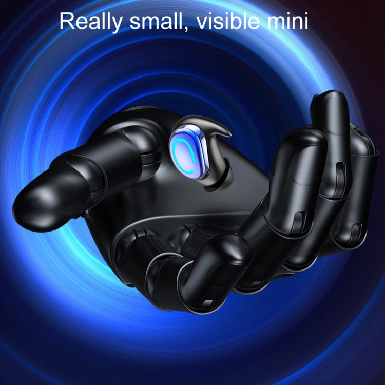 Q9 In-Ear Mini Sports Invisible Sleep Single Ear Bluetooth Earphone(Blue) - Bluetooth Earphone by buy2fix | Online Shopping UK | buy2fix