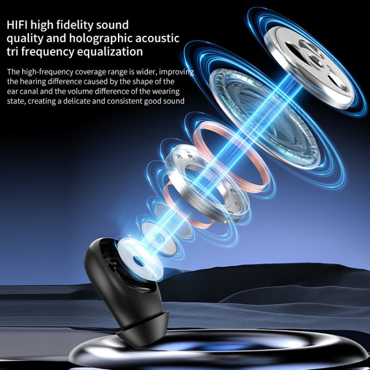Q9 In-Ear Mini Sports Invisible Sleep Single Ear Bluetooth Earphone(Blue) - Bluetooth Earphone by buy2fix | Online Shopping UK | buy2fix