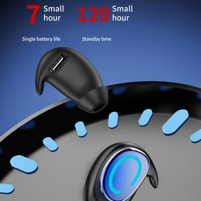Q9 In-Ear Mini Sports Invisible Sleep Single Ear Bluetooth Earphone(Blue) - Bluetooth Earphone by buy2fix | Online Shopping UK | buy2fix