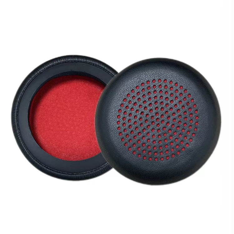 1pair For Plantronics UC B825 Headphone Leather Sponge Cover Earmuffs, Color: Red Mesh Leather - Earmuff & Pad by buy2fix | Online Shopping UK | buy2fix