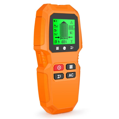 HW-QB6 5 In 1 Wall Scanner Handheld Stud Finder Wood Current Metal Live Wires Detection(Orange) by buy2fix