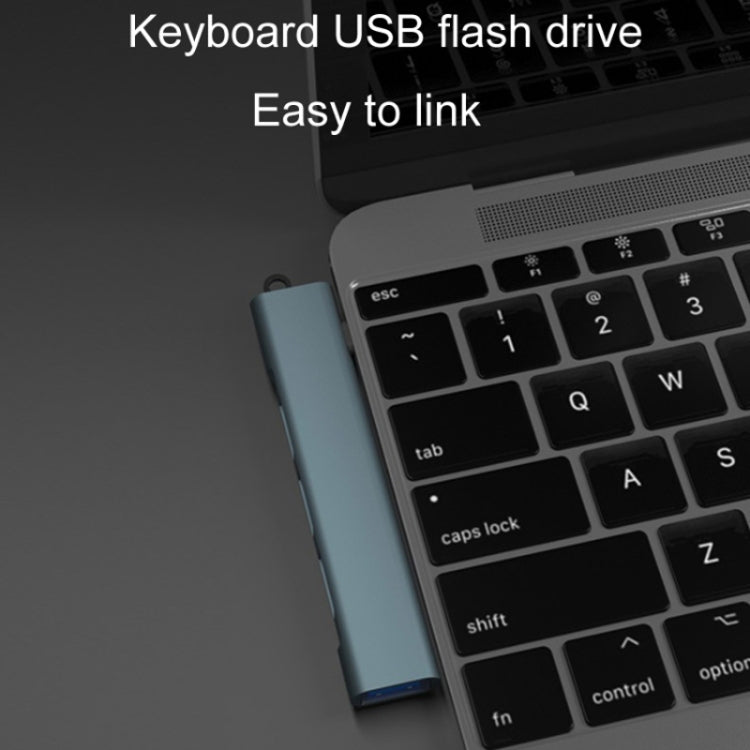 Side Plug Wireless Docking Station 4 In 1 Multifunctional Computer Cable Hubs, Port: USB 3.0 Gray by buy2fix