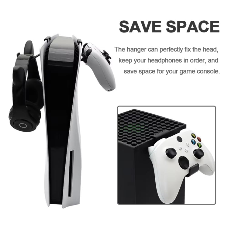 For PS5 / XBOX Series X Controller Earphone Hook Gamepad Holder, Spec: 2pcs - Holder by buy2fix | Online Shopping UK | buy2fix