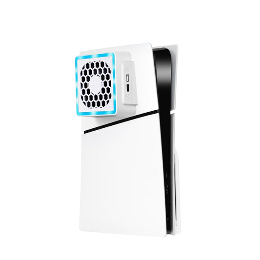 For PS5 Slim Console Side-mounted Cooling Fan RGB Radiator - Others by buy2fix | Online Shopping UK | buy2fix