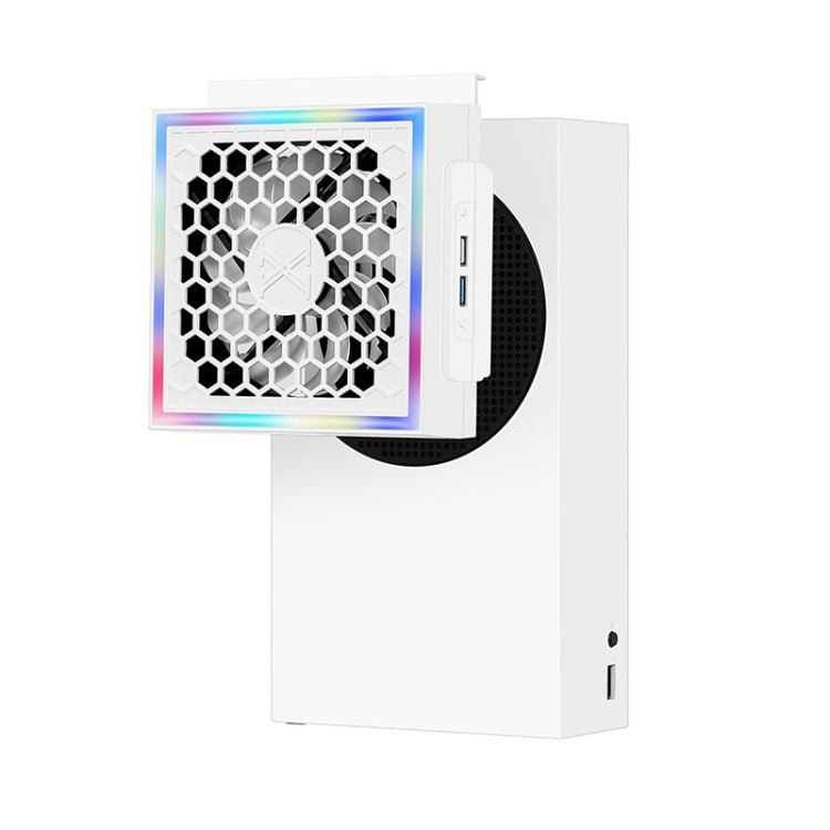 For XBOX Series S Console Side-mounted Cooling Fan RGB Color Light Radiator - Other by buy2fix | Online Shopping UK | buy2fix
