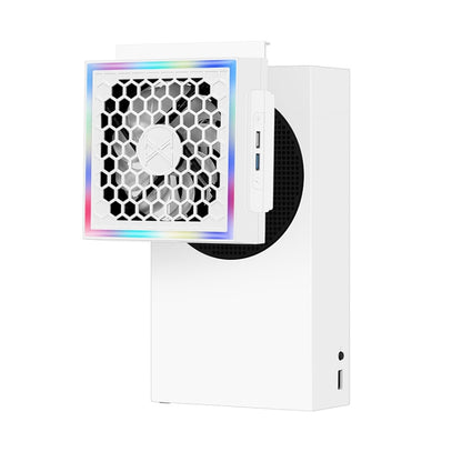For XBOX Series S Console Side-mounted Cooling Fan RGB Color Light Radiator - Other by buy2fix | Online Shopping UK | buy2fix