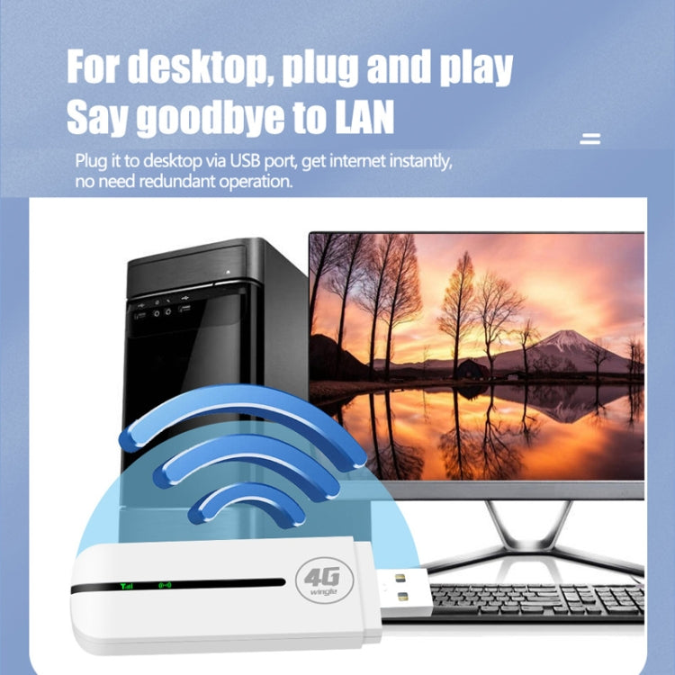 Asian Version U8-5M 4G WiFi Dongle USB Plug-In Router Mobile Hotspot by buy2fix