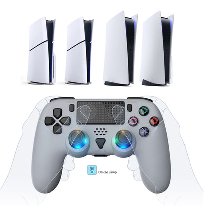 For PS5 / PS5 Slim Wireless Bluetooth Game Controller Built-in 6-axis Gyro - Gamepads by buy2fix | Online Shopping UK | buy2fix