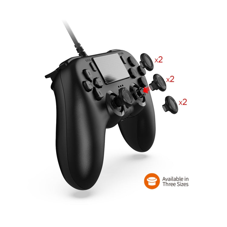 For PS5 / PS5 Slim / PC Wired Controller with Macro Programming Six-axis Gyro - Gamepads by buy2fix | Online Shopping UK | buy2fix