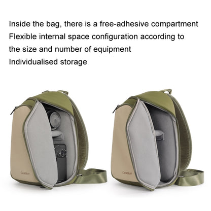 Cwatcun D148 Medium Casual Camera Bag Shoulder Crossbody Daily Photography Bag, Color: Army Green - Strap Satchel by Cwatcun | Online Shopping UK | buy2fix